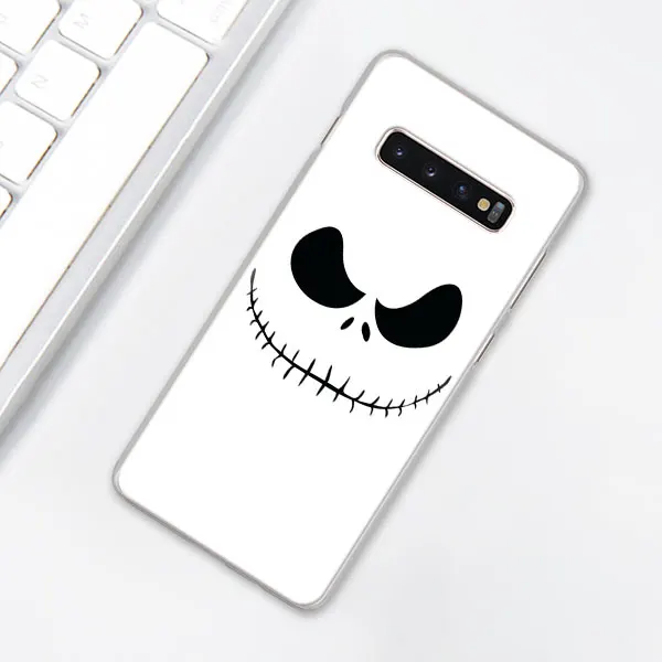 012 С принтом "Кошмар перед Рождеством" святить чехол для телефона для samsung Galaxy S10e S10 плюс S7 S8 S9 Plus Note 8 9 M10 M20 M30 жесткий чехол Coque - Цвет: 012