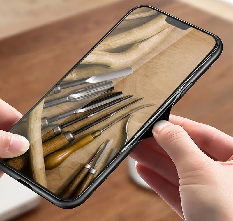 Чехол Apsudev из натурального дерева для Apple iphone X XS Max XR деревянный + тпу чехол в рамке