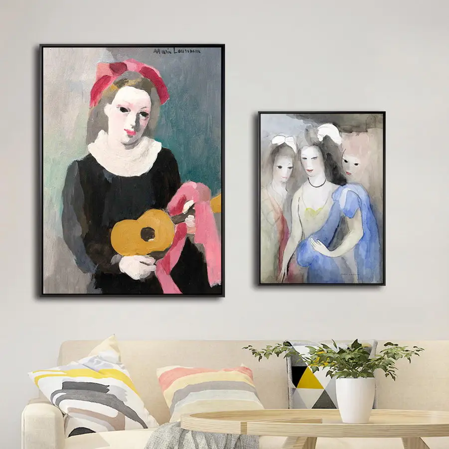 

Home Decoration Print Canvas Art Wall Pictures Poster Canvas Printings Paintings French Marie Laurencin