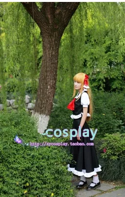 Бесплатная доставка Touhou Project румия Косплэй костюм |