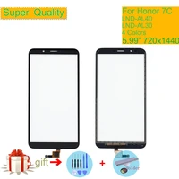 for huawei honor 7c lnd al30 lnd al40 touch screen touch panel sensor digitizer front glass touchscreen no lcd replacement 5 99