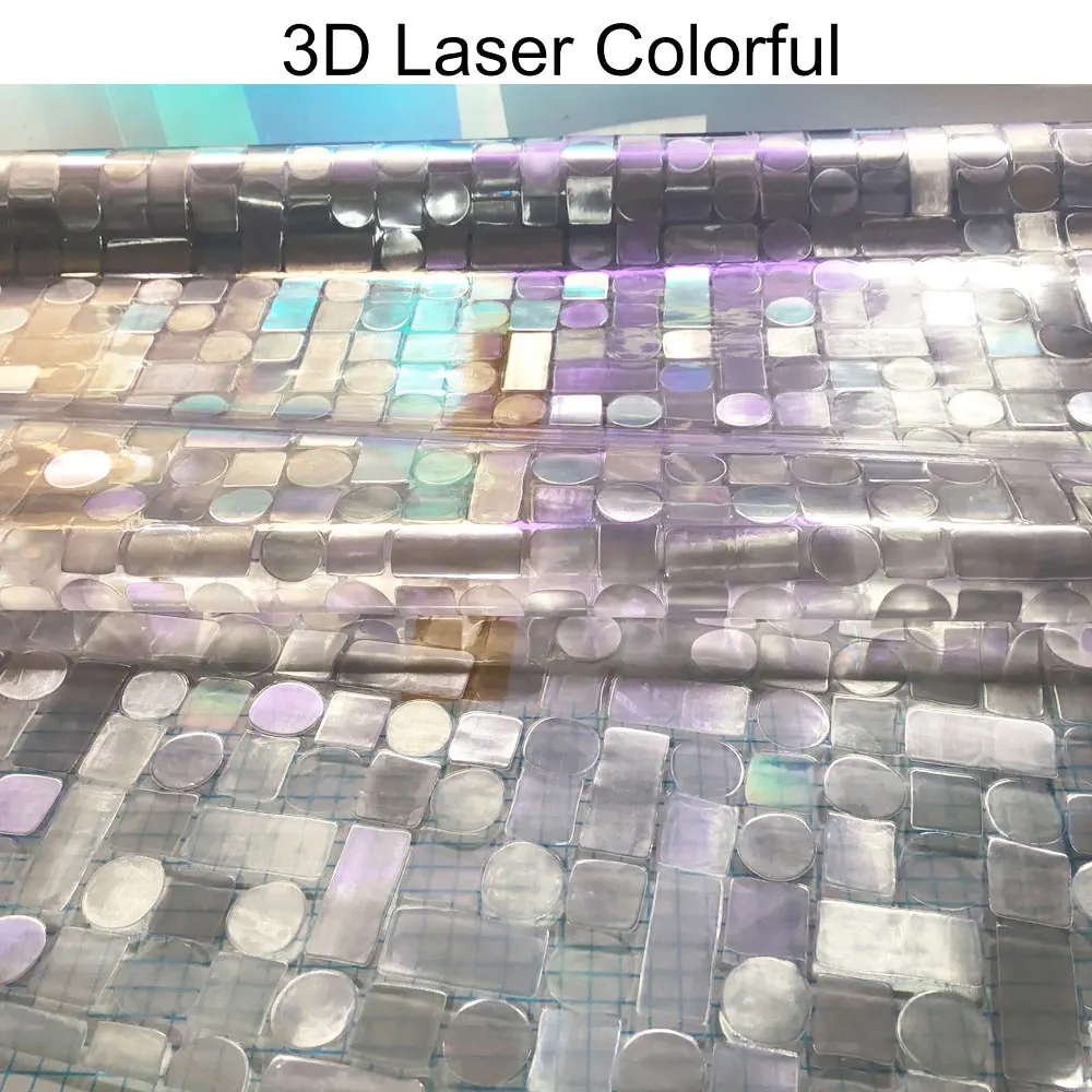 3D лазерная оконная пленка на стеклянную наклейку витражный туалетный столик ПВХ домашняя самоклеящаяся декоративная виниловая пленка для мебели 45*300 см