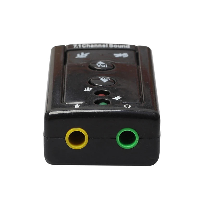 Новинка внешняя звуковая карта Mini USB 2 0 3D виртуальный 12 Мбит/с 7 1 каналов аудио