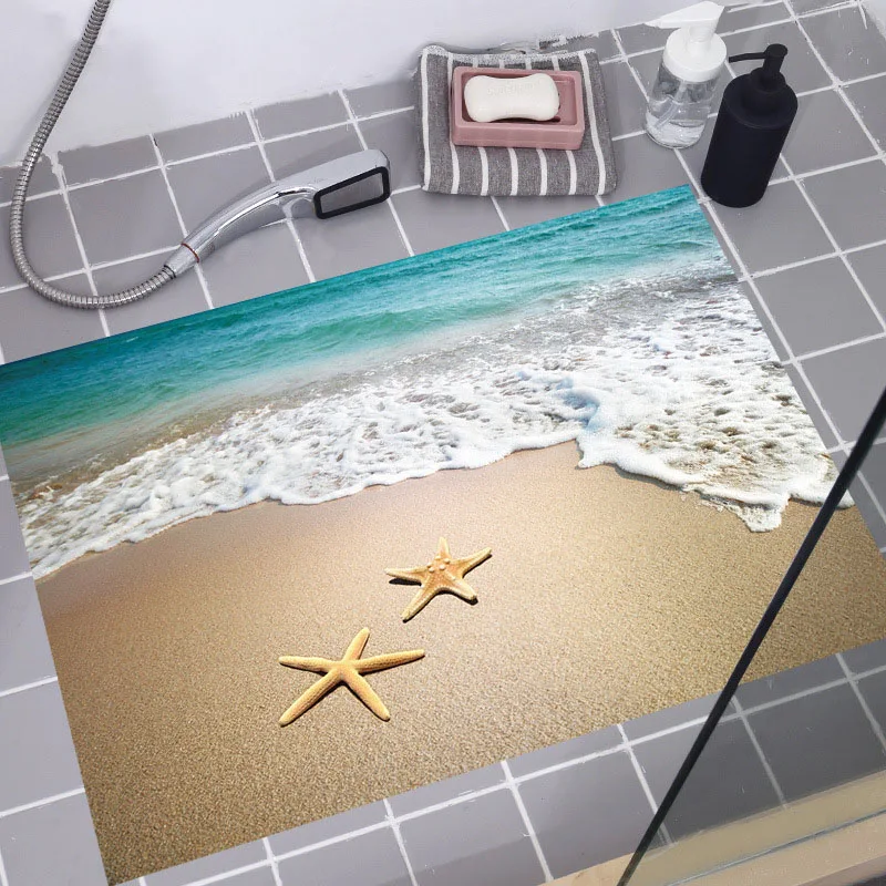 [Fundecoration] Креативные пляжные настенные наклейки с волнами домашний декор для