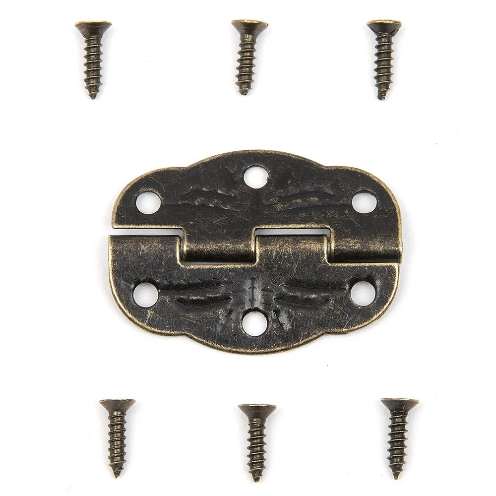 Защелки для мебели 15 шт./компл. антикварные защелки дверей шкафов с петлями