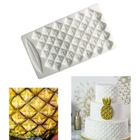 pineapple skin shape fondant cake silicone mould chocolate biscuits molds candy cooking pastry baking wedding decorating tools