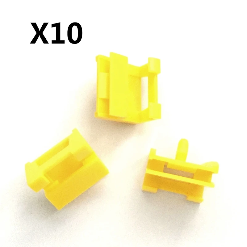 

10 Pieces Rocker Moulding Nut Clip for BMW 51717066220 Yellow Nylon