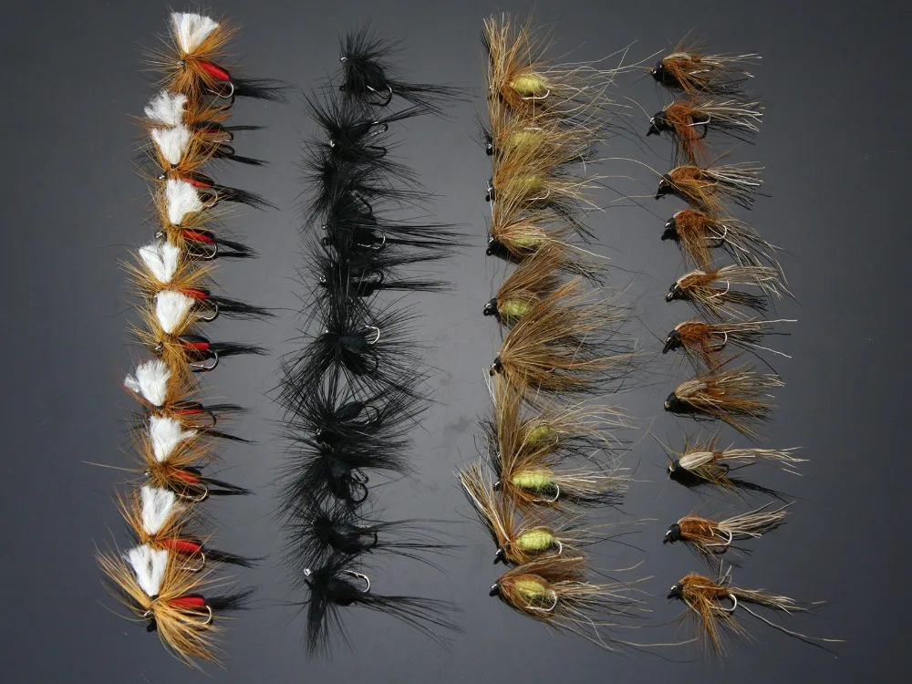 

40Pcs Humpy Dry Flies Trout Fly Fishing Lures H039