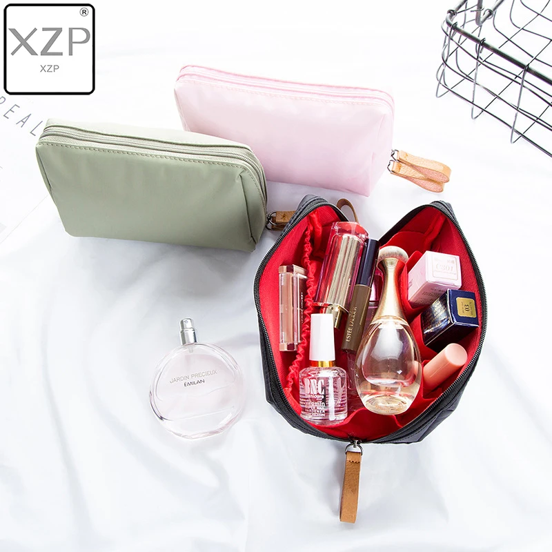 XZP однотонная косметичка женская и чехол профессиональная нейлоновая дорожная