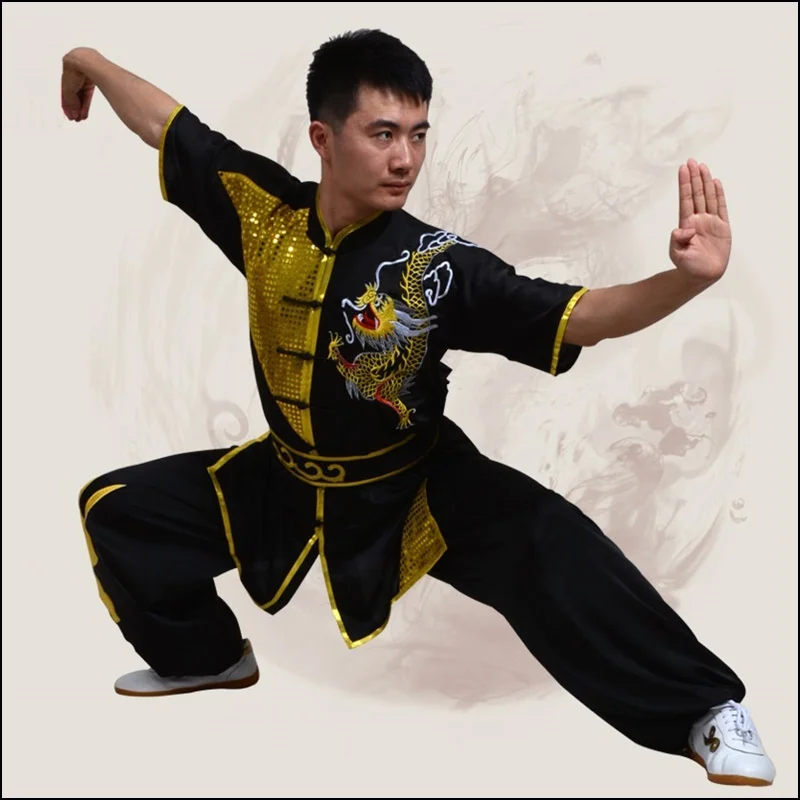 Одежда Кунг-фу Wushu одежда костюм для боевых искусств шаолин кунг-фу TA407 |