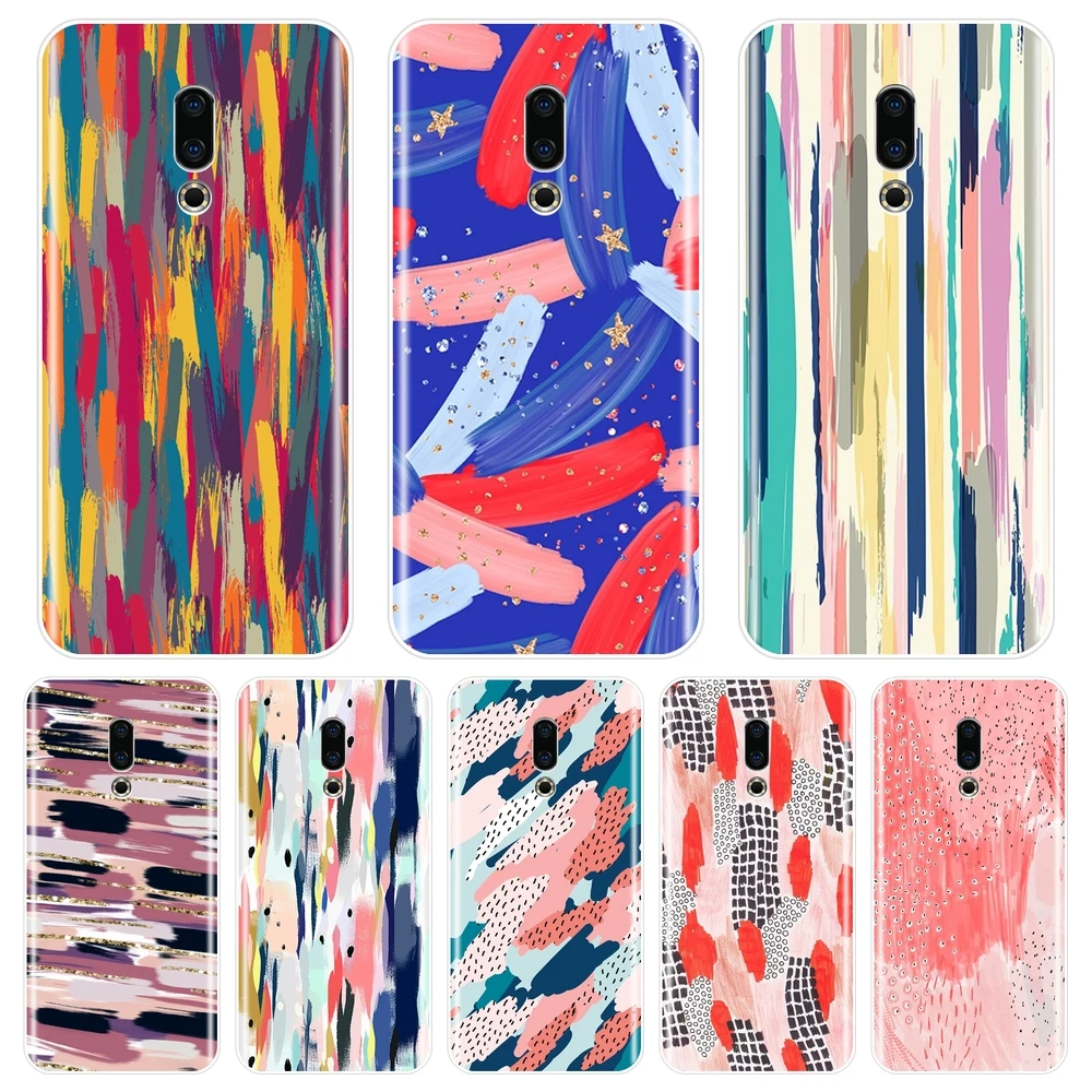 Чехол для телефона Meizu 15 Lite 16 Plus 16th 16x мягкий силиконовый чехол с рисунком граффити