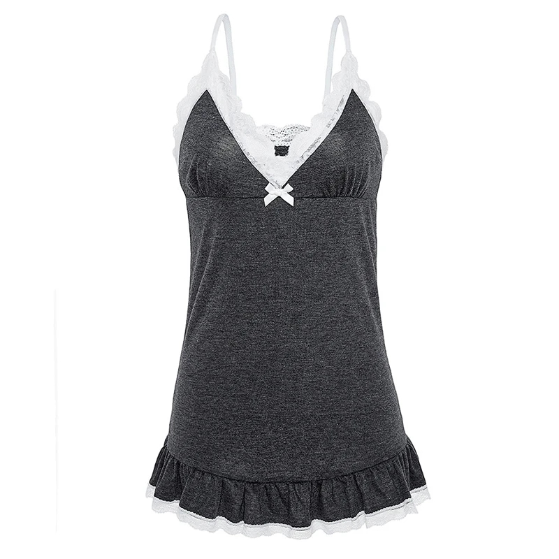 

Soft Mercerized Cotton Sleepwear Women Nightdress Nightwear Sexy Lingerie Babydoll Nightgown Sleepshirts Homewear