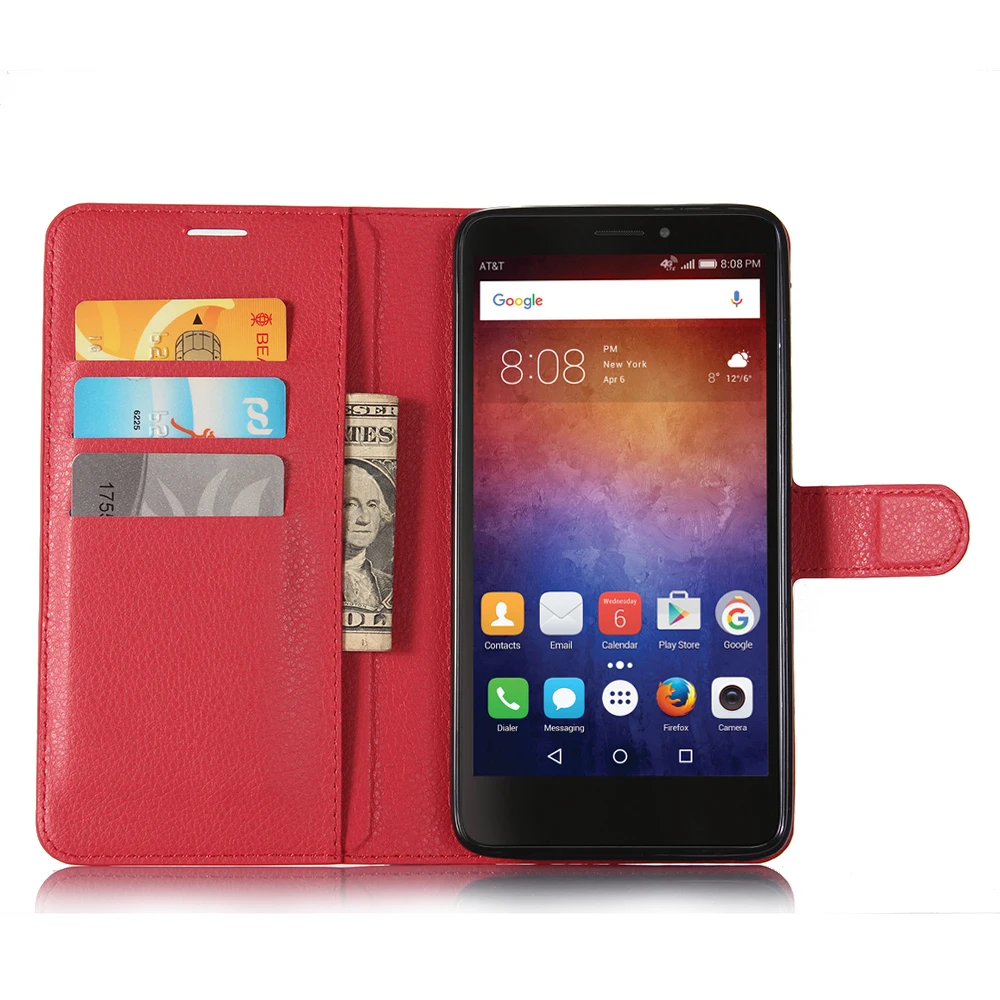 For Huawei Ascend XT (H1611) (6.0 inch) case cover Lychee leather wallet stand phone |