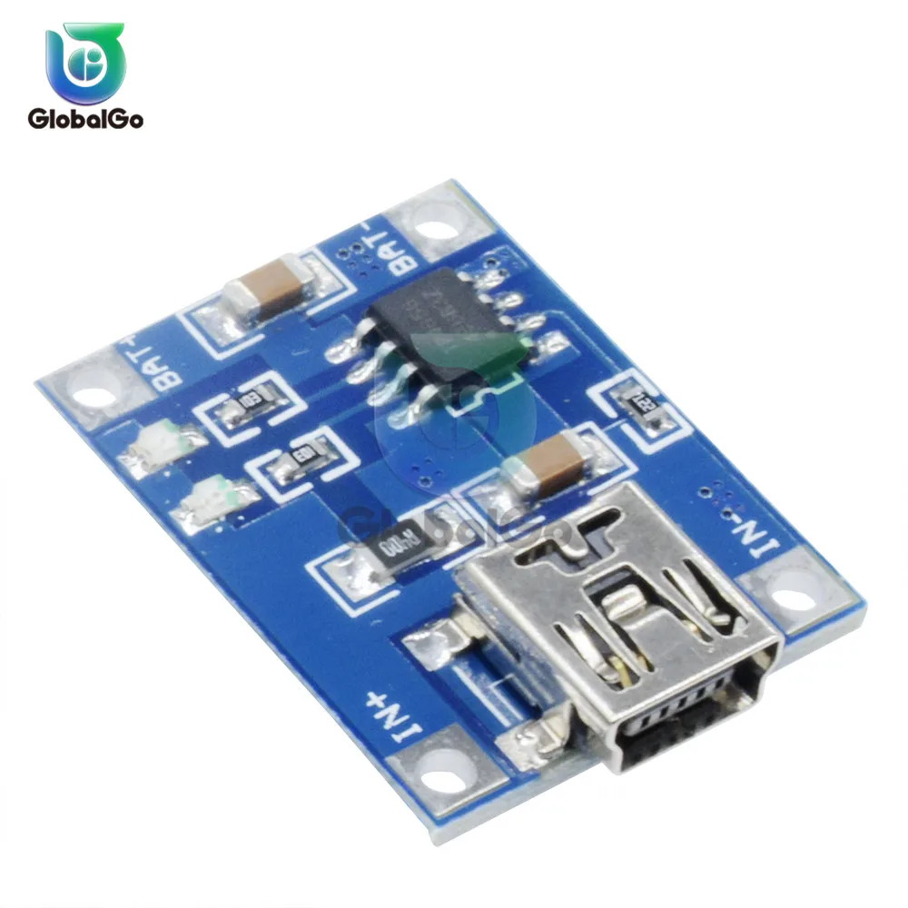 5 шт/лот мини USB TP4056 в 1A 18650 литий-ионная литиевая батарея зарядное устройство