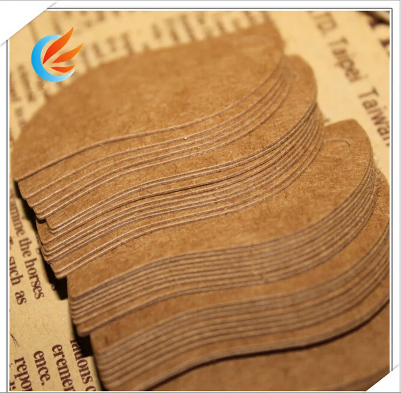 100pcs Blank Brown Kraft Paper Little Bird Marked Card Hand Draw Tags Labeled DIY Bookmark+20M String Free Shipping | Дом и сад