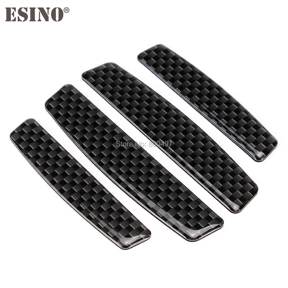 4 х Автомобильный Стайлинг Карбон край двери протектор полосы анти столкновения