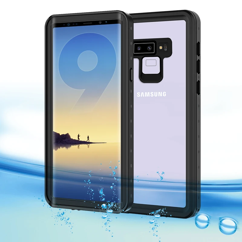 Для Samsung Note 8 9 чехол 360 полная Защита задняя крышка для Galaxy водонепроницаемый