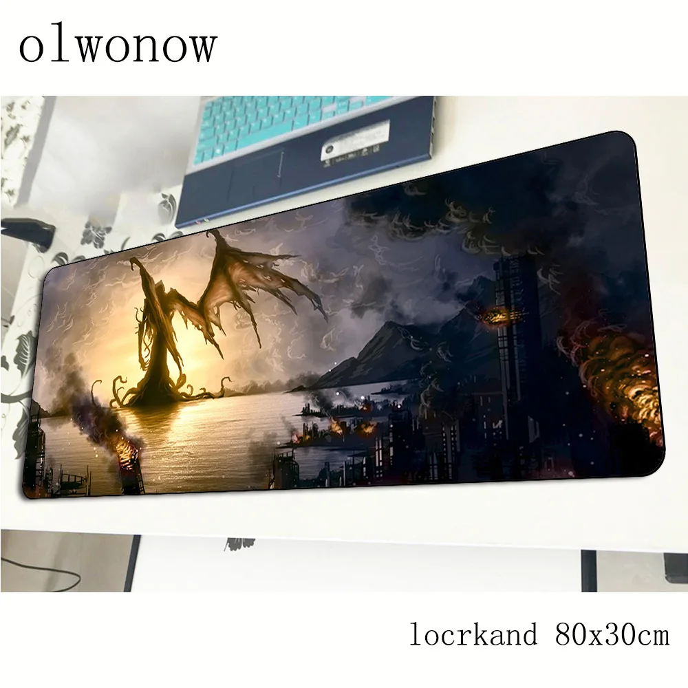 Cthulhu коврик для мыши 80x30 см, Подарочный игровой коврик для мыши, большой геймерский коврик, яркий компьютерный стол, коврик для мыши, клавиатура, большие игровые коврики