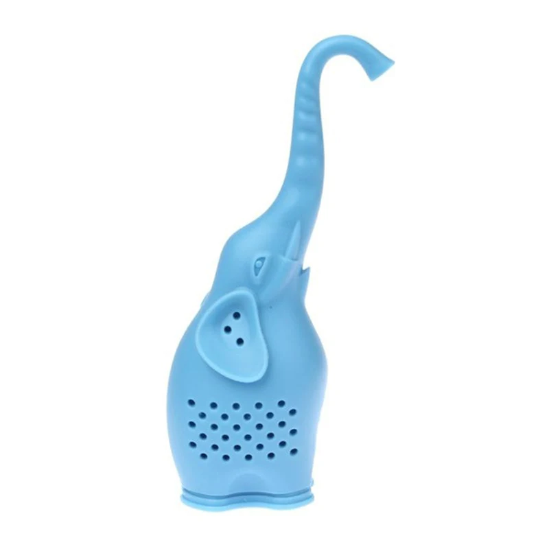 Кофе Чай Stainer многоразового использования милый слон Infuser свободный фильтр