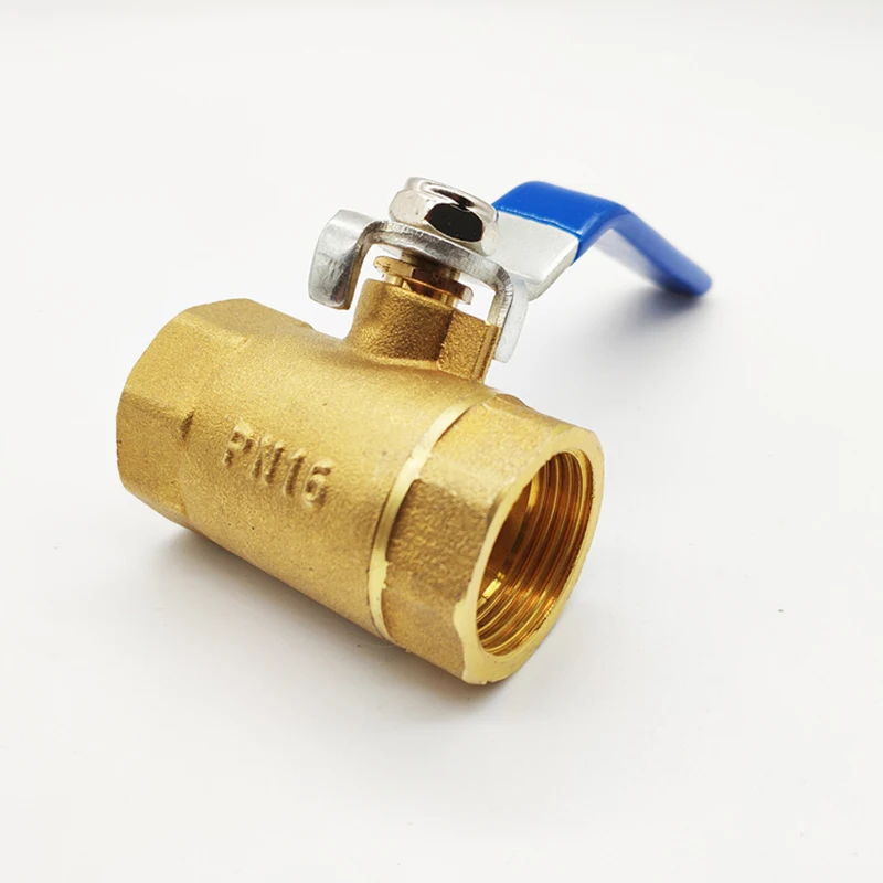 Резьба BSP 1/4 &quot3/8&quot 1/2 &quot3/4&quot 1 &quot двусторонняя латунная пробка шаровой клапан