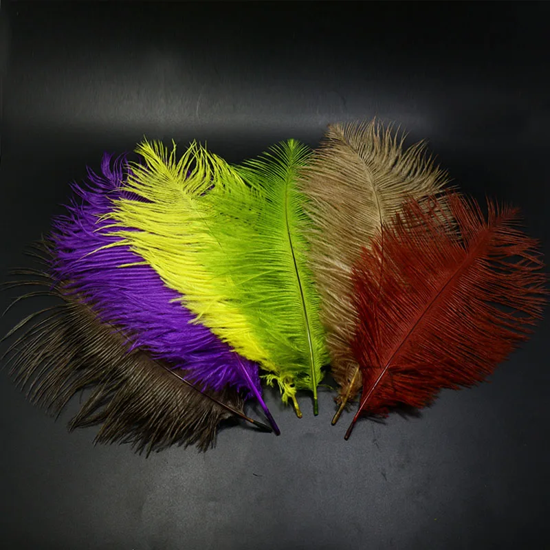 4 шт./упаковка декоративные страусиные перья среднего размера|tying materials|fly tying