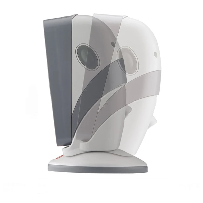 USB Dual-Laser label scanner with 32 Scan Line Omnidirectional barcode reader 1D bar code scanner for supermarket