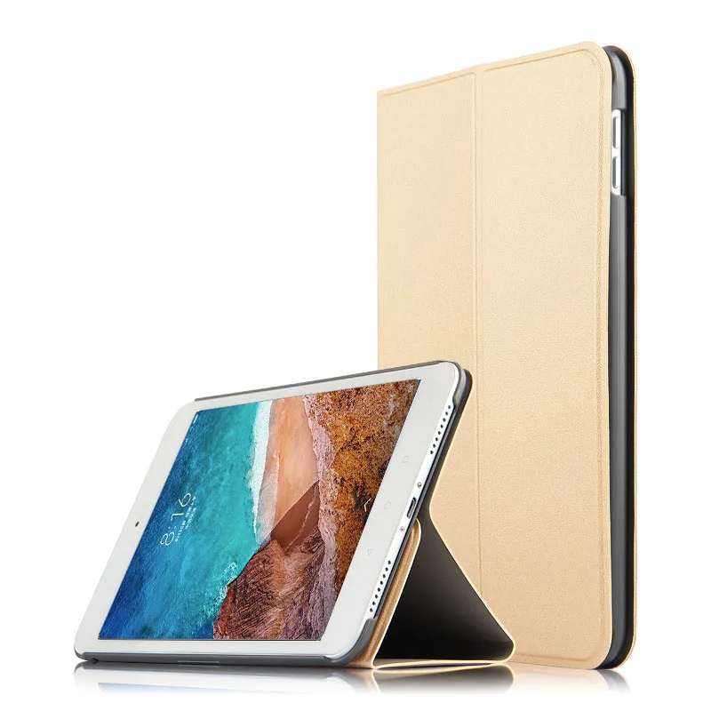 For Xiaomi Mi Pad 4 Original Case Cover MiPad Leather shell Ultra Thin With Tablet PC+PU Holder Pad4 flip cases | Мобильные телефоны