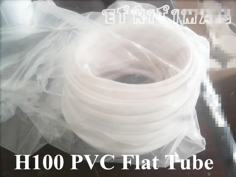 ПВХ плоская трубка белого цвета H100 рекомендуемое применение провод 8 AWG для