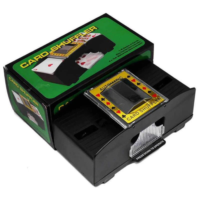Poker Card Shuffler Automatic Shuffling Machine Casino Robot 2 Decks MAX | Спорт и развлечения