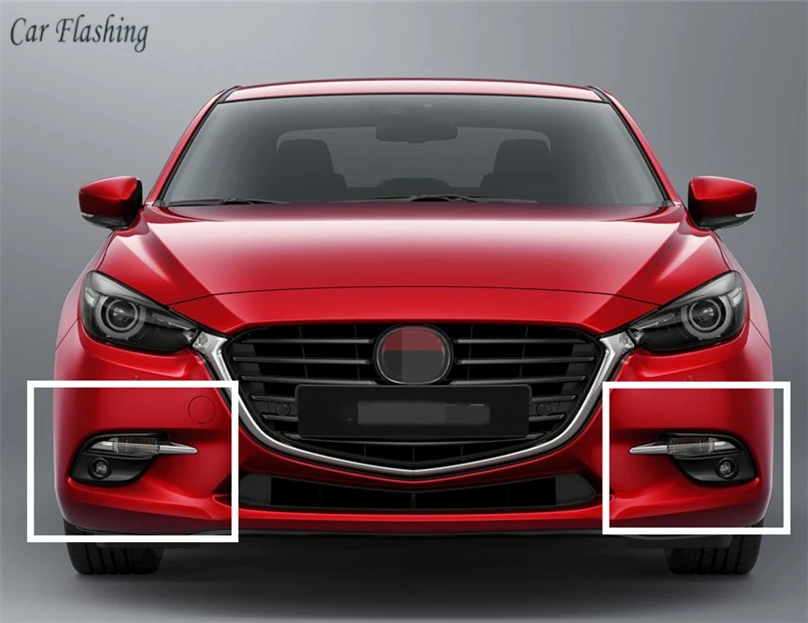 Автомобильная проблесковая для Mazda 3 Mazda3 вождения DRL с указатель поворота дневного света противотуманная фара реле 12В дневные огни автомобиля