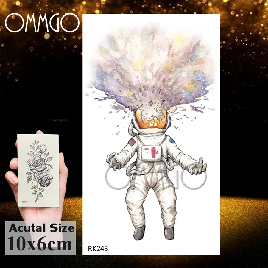 Временная наклейка OMMGO Геометрическая для кемпинга на гору Галактическая звезда