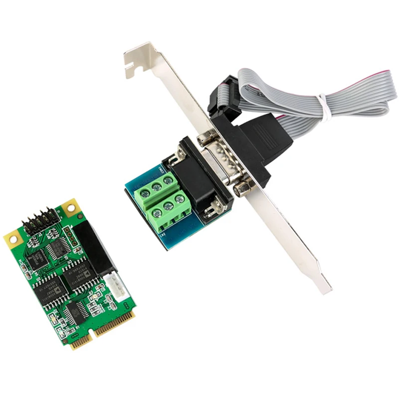 Mini PCIE USB 2 0 к RS422 RS485 порт карта ITX для модема PDA GPS штрих код дигитайзер ISDN терминал
