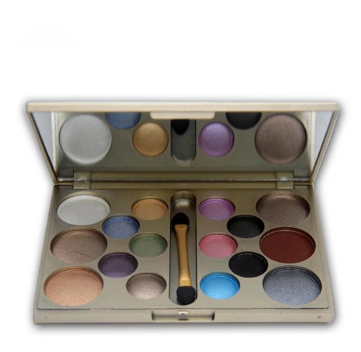 Женская Палитра теней для век Мерцающая матовая палитра блестящая макияжа с