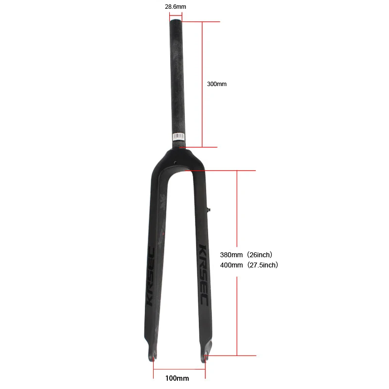 Hot Sale! 26 /27.5/29er Full Carbon Fiber Hard Mountain Bike Fork mtb | Спорт и развлечения