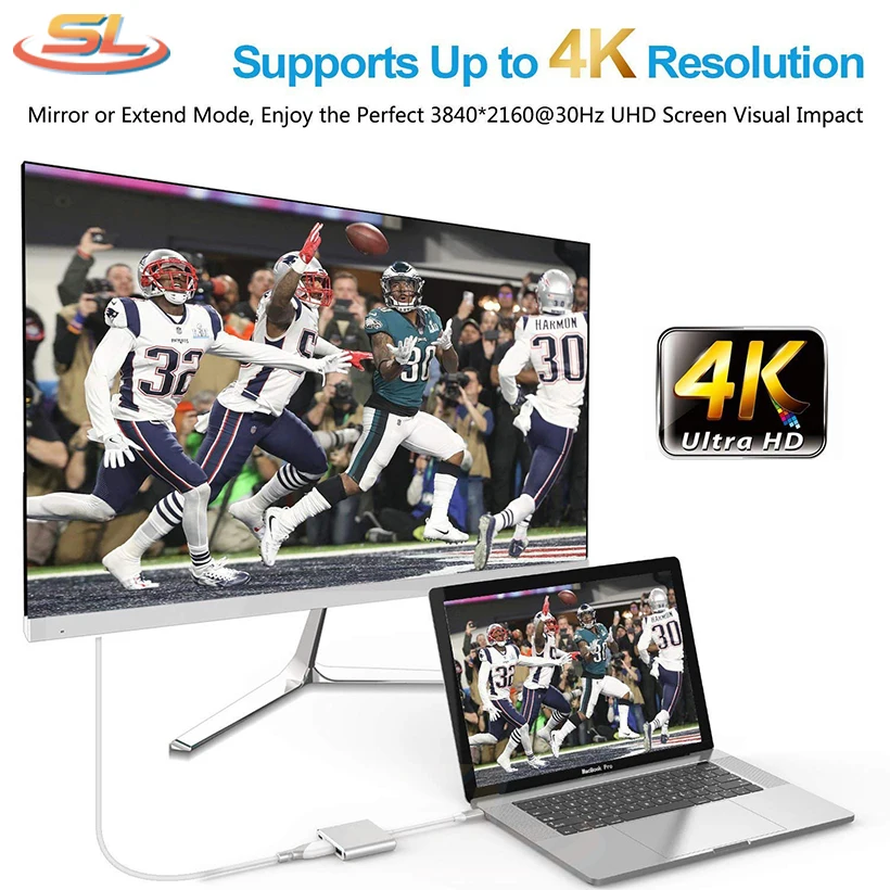 USB3.1 Type-C концентратор/сплиттер для HDMI USB3.0 и быстрая зарядка док-станция MacBook Pro USB