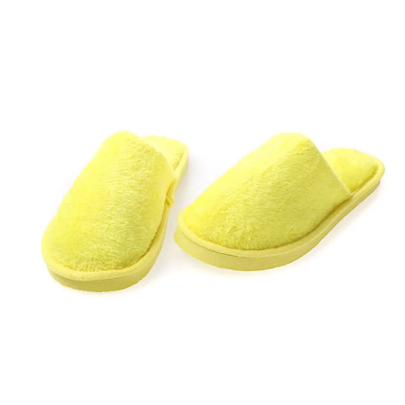Winter Ladies Slippers Plush Women's Home Warm Couple Bedroom Shoes Hotel Disposable Unisex Large Size 28*11CM | Обувь