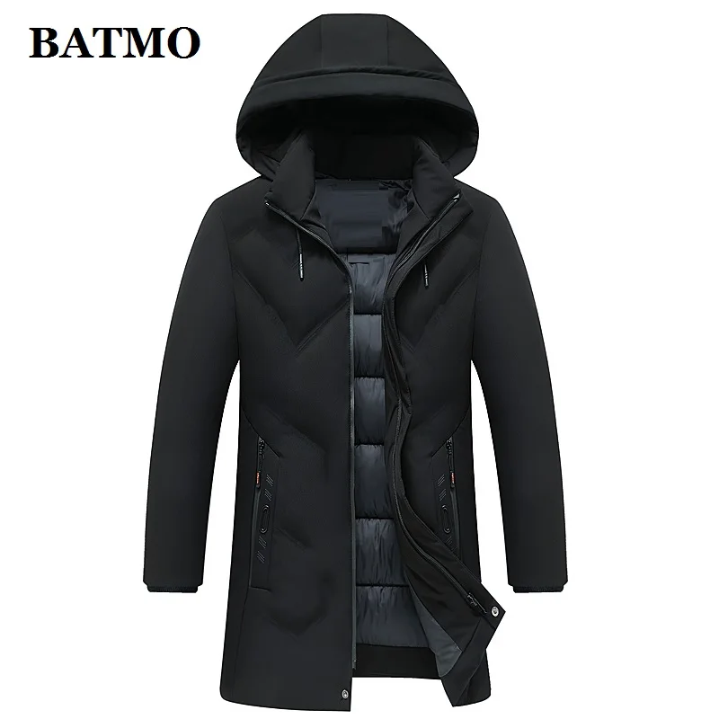BATMO 2019 Новое поступление зимние высококачественные мужские парки с капюшоном