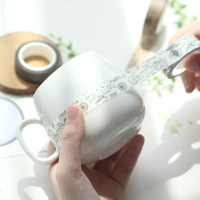 Новая васи лента блокнот DIY декоративные канцелярские наклейки маскирующая лента винтажная 1,5 см* 7 м Новинка
