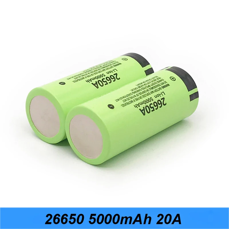 batterie 26650 5000mah battery for screwdriver and electronic cigarette 3.7v 20amps fit flashlight power bank a14 |