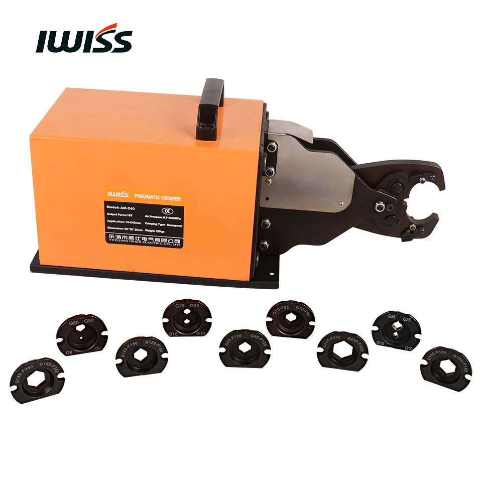 IWISS AM 240 Сверхмощный Пневматический обжимной инструмент 16 240mm2 кабельные