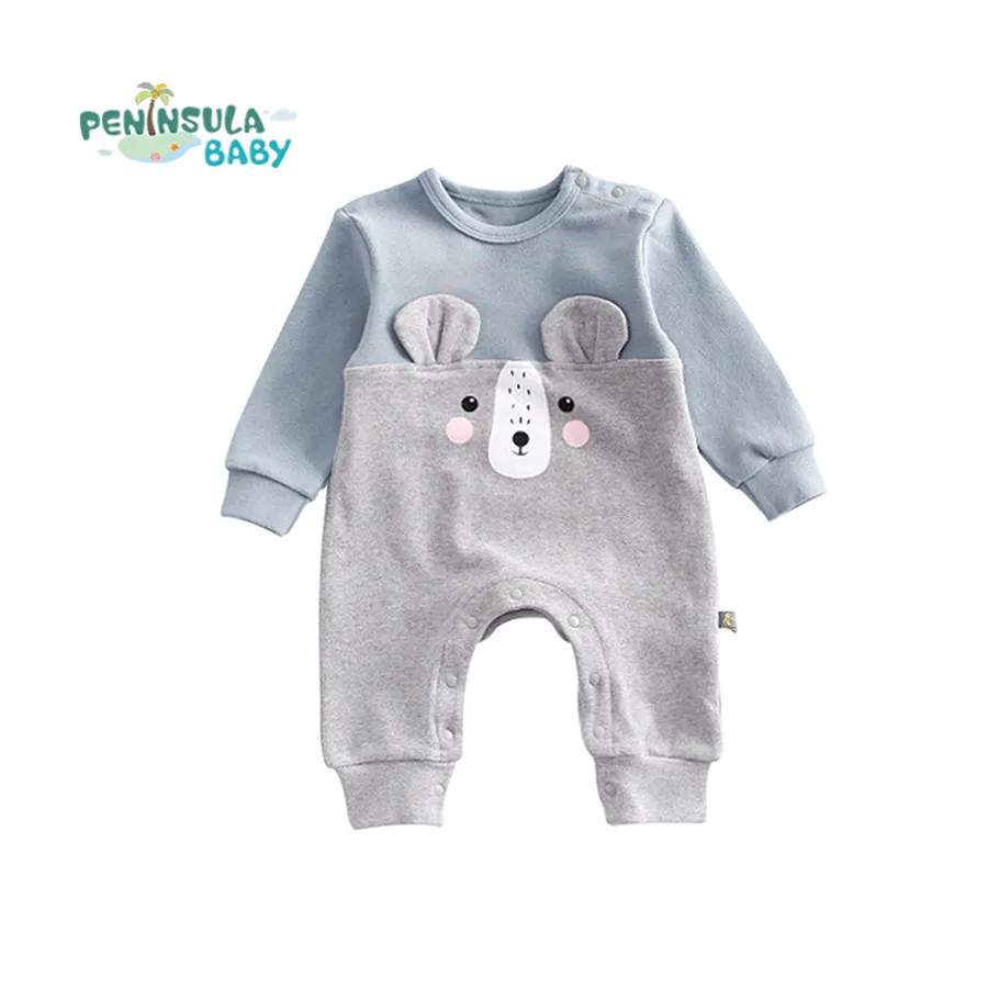 Одежда для малышей Новинка 2017 года детские Комбинезоны малышек новорожденных