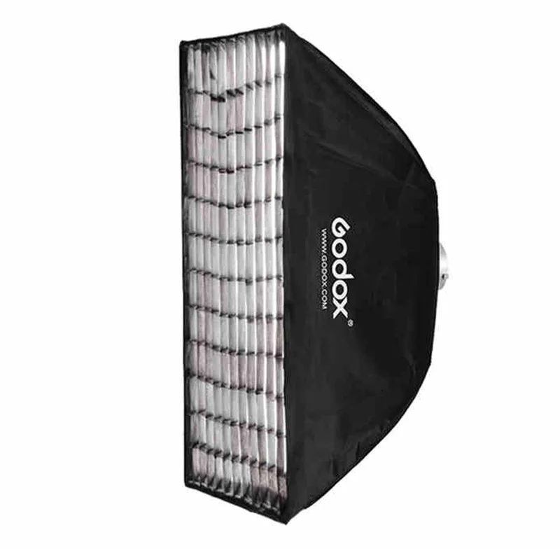 Godox 80 см * 120 полоса улей сотовая сетка софтбокс с креплением для Bowens студия