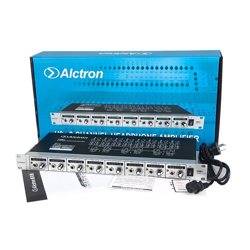 Alctron H8N 8 канальный независимый усилитель для наушников металлический корпус