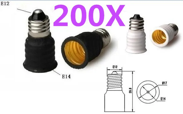 

200 . E12 E14 - antiflaming E12-E14 LED antiflaming