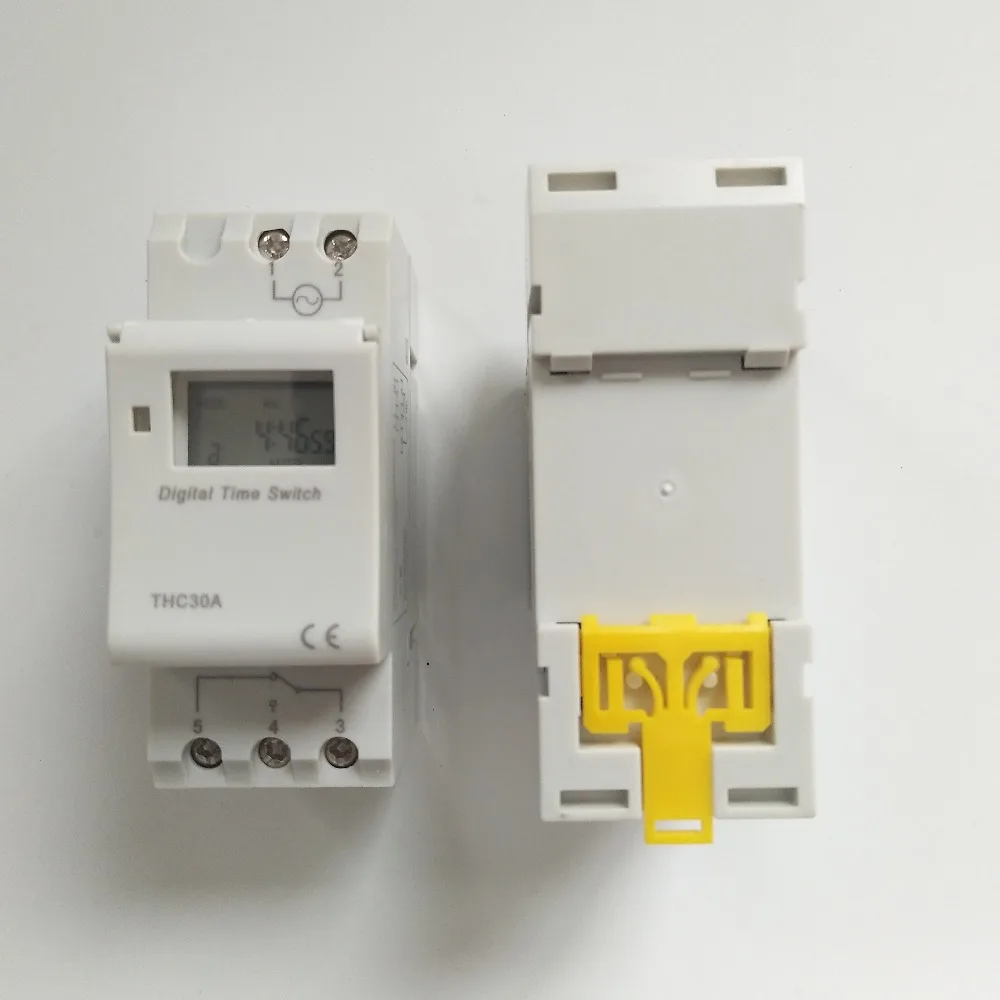 10 шт. CE RoHS 30Amp THC15A ежедневный/Еженедельный программируемый din рейка цифровой