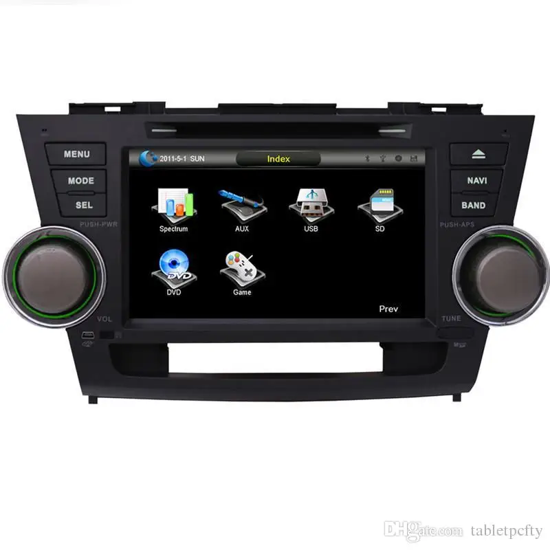 8 &quotАвтомобильный dvd плеер с GPS (opt) аудио Радио стерео BT/TV автомобильный