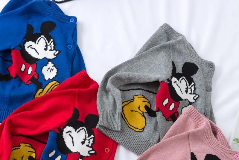 

1-6 Years Children Sweater Cardigan In Girls Boys Sweater Jackets Cartoon Kids Knitted Sweater Top Cartoon Baby Sweater Cardigan