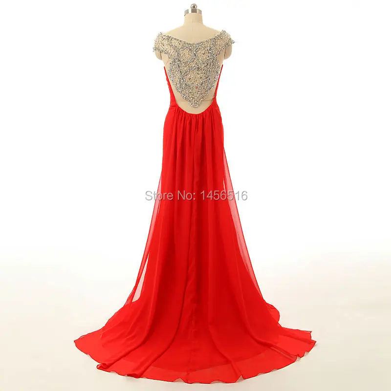 Vestidos de festa настоящая фотография красное платье Русалочки с рукавами крылышками