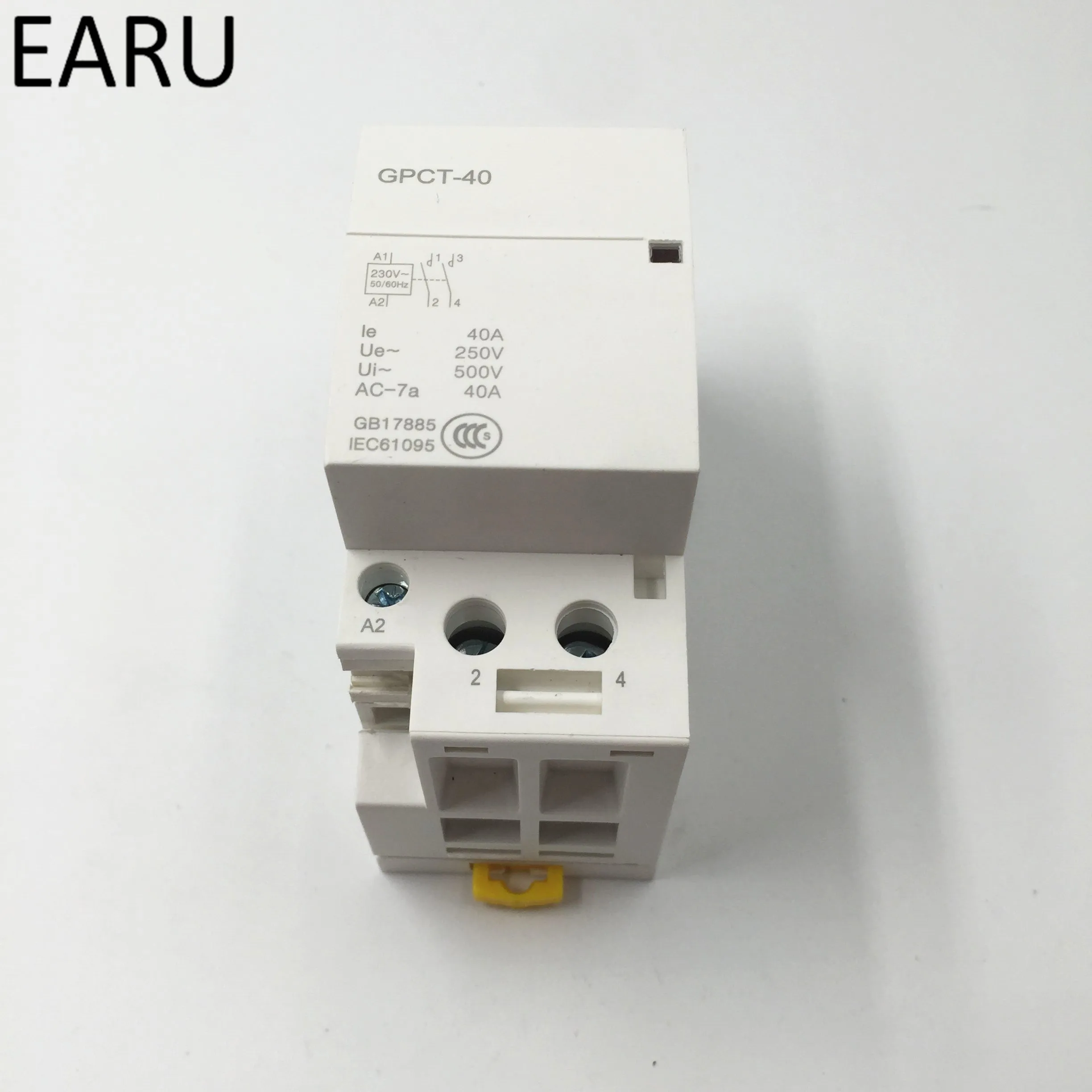 GPCT1 Американская классификация проводов 2р 40A 63A 100A 110 V/120 V 50/60HZ Din Rail AC контактор для дома 2NO для дома, отеля, ресторана
