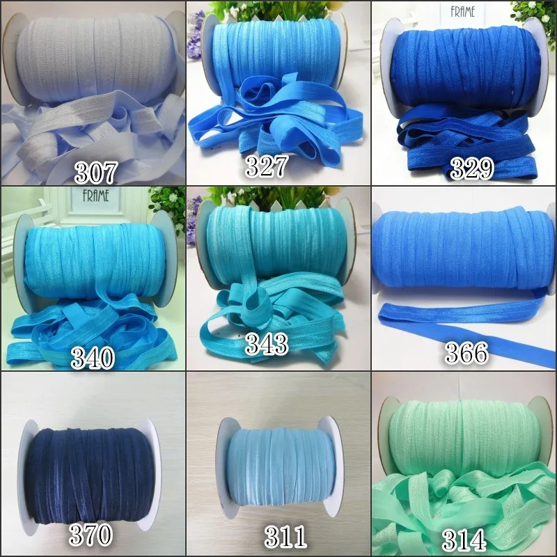 Лента эластичная однотонная с бантом 5/8 дюйма 16 мм 49 цветов|elastic ribbon|ribbon handmadefold over